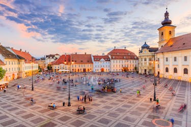 Jeu d’exploration et visite de la vieille ville médiévale de Sibiu